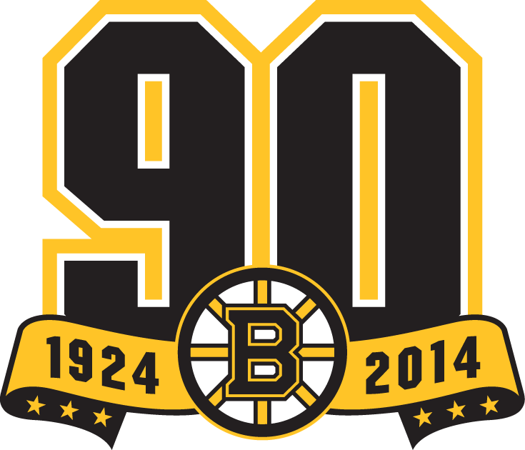 Boston Bruins 2014 Anniversary Logo iron on heat transfer